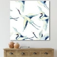 thumbnail image 2 of Designart ' Asian Crane Bird Impression I ' Traditional Canvas Wall Art Print, 2 of 4