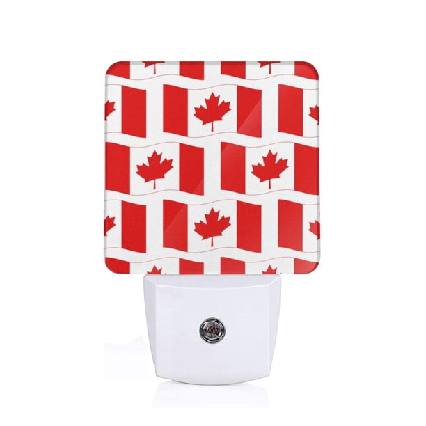 Balery Canada Luz Nocturna LED con Sensor Automático, Enchufe con Sensor Crepuscular, Luz Suave de 0.5W para Dormitorio, Pasillo, Baño-EU
