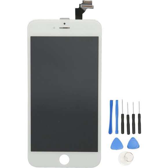 for iPhone 6 Plus Screen Replacement White, 5.5 inch Mobile Phone LCD Touch Screen Digitizer Assembly Complete Display