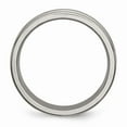 thumbnail image 2 of Titanium Grooved and Beaded 6mm Polished Band Size: 10; for Adults and Teens; for Women and Men, 2 of 6