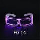 thumbnail image 1 of Gafas Led Rave Eyewear Gafas Para Festivales De Cosplay Halloween Bares Clubs Fiesta, 1 of 5