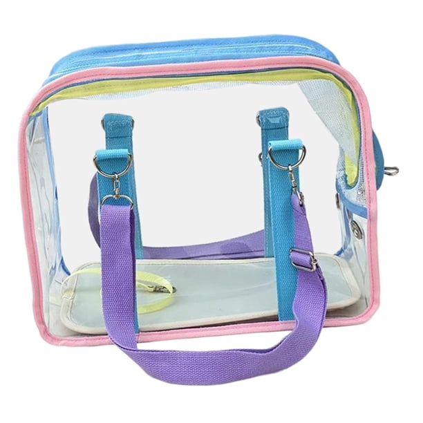 Bolsas de transporte para mascotas, estuche de almacenamiento ventilado para perros y gatos, antiarañazos Azul 44cmx23cmx32cm
