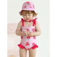 thumbnail image 4 of Usaibhir Baby Girls Swimsuit Toddler Ruffled Bikini One-Piece Swimwear Baby Girl Bathing Suits Kids Swimming Bathing Beachwear 12M-4Y, 4 of 10