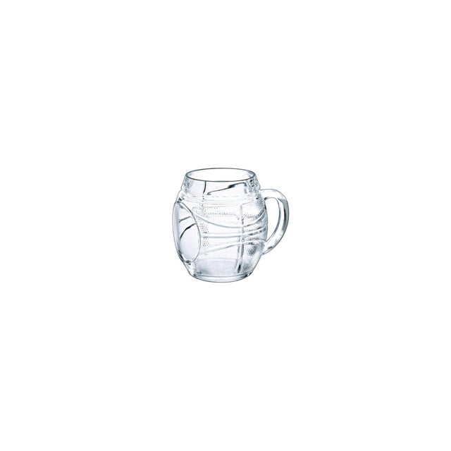 Juego De 6 Tarros De Vidrio Para Cerveza 650 Ml. Borgonovo Balon Basquetbol
