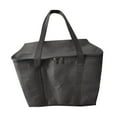 BeyXokBey Thermally Insulated Shopping Bags Insulated Food Bags Black