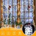 thumbnail image 6 of 3 Pack 8 Modes Curtain Lights,900 LED Twinkle Light Curtains,USB Christmas Curtain Lights for Bedroom Party Wedding Wall,Cool White,9.9 x 9.9 ft, 6 of 11
