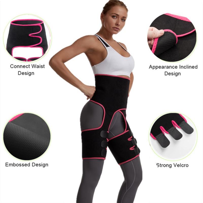 Siamese Waist Belt Slimming Leg Shaper 