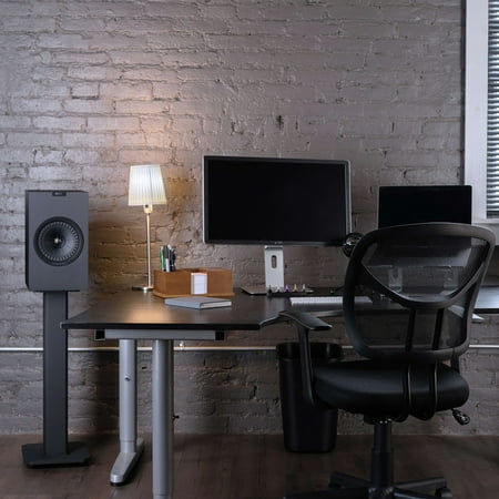 Kanto - 26" Tall Fillable Bookshelf Speaker Floor Stands (Pair) - Black