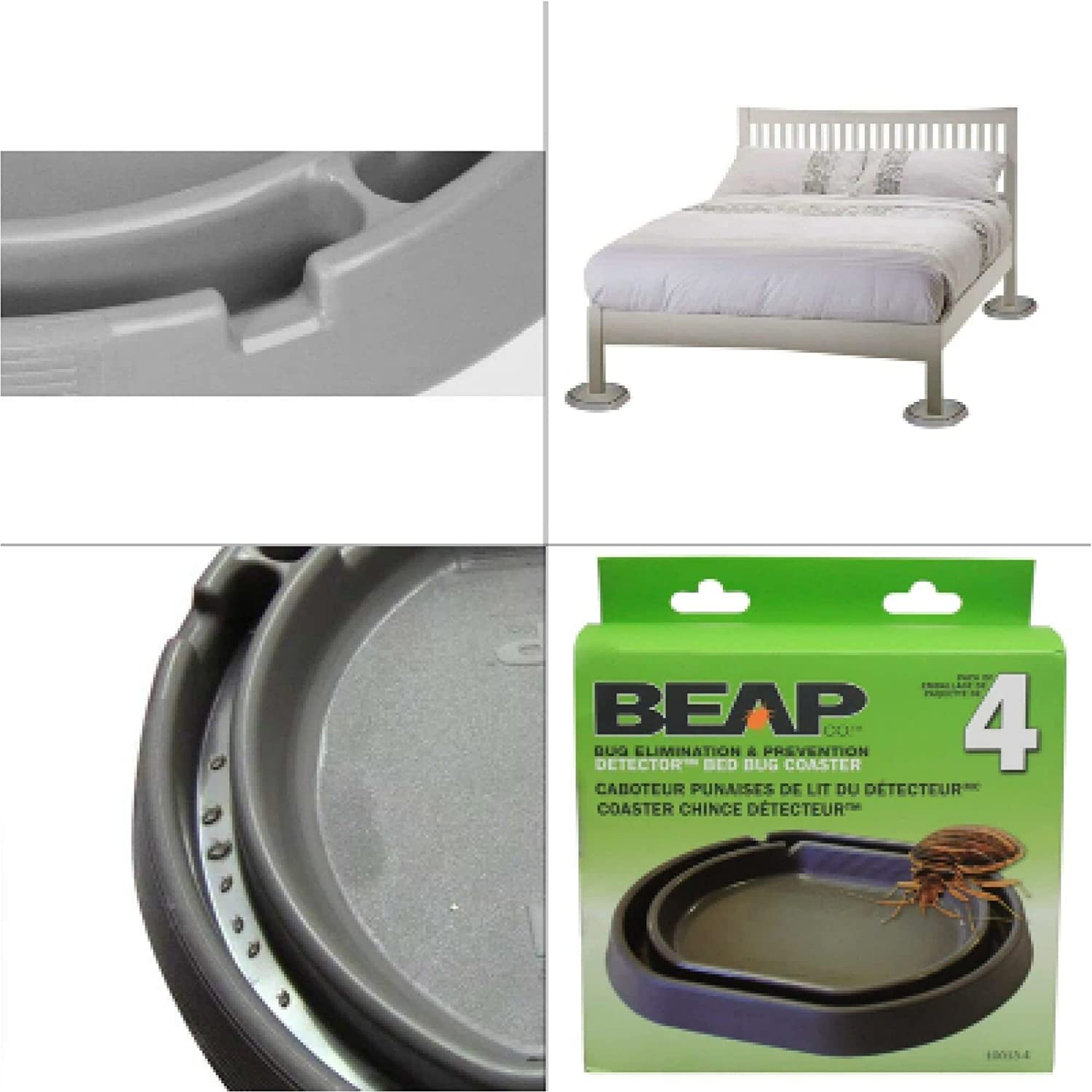 BeapCo Bed Bug Coaster-4 pack