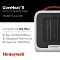 thumbnail image 2 of Honeywell UberHeat 5 Ceramic Portable Space Heater, HCE210W, 2 of 7