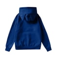 thumbnail image 4 of Pop cazadora para niña Demo-n Hunters Women's Fashion Hooded Sweatshirt Cat Ear Pullover Casual Streetwear Soft Comfortable Long Sleeve Tops for Daily Wear Spring Fall Winter （Blue）, 4 of 4