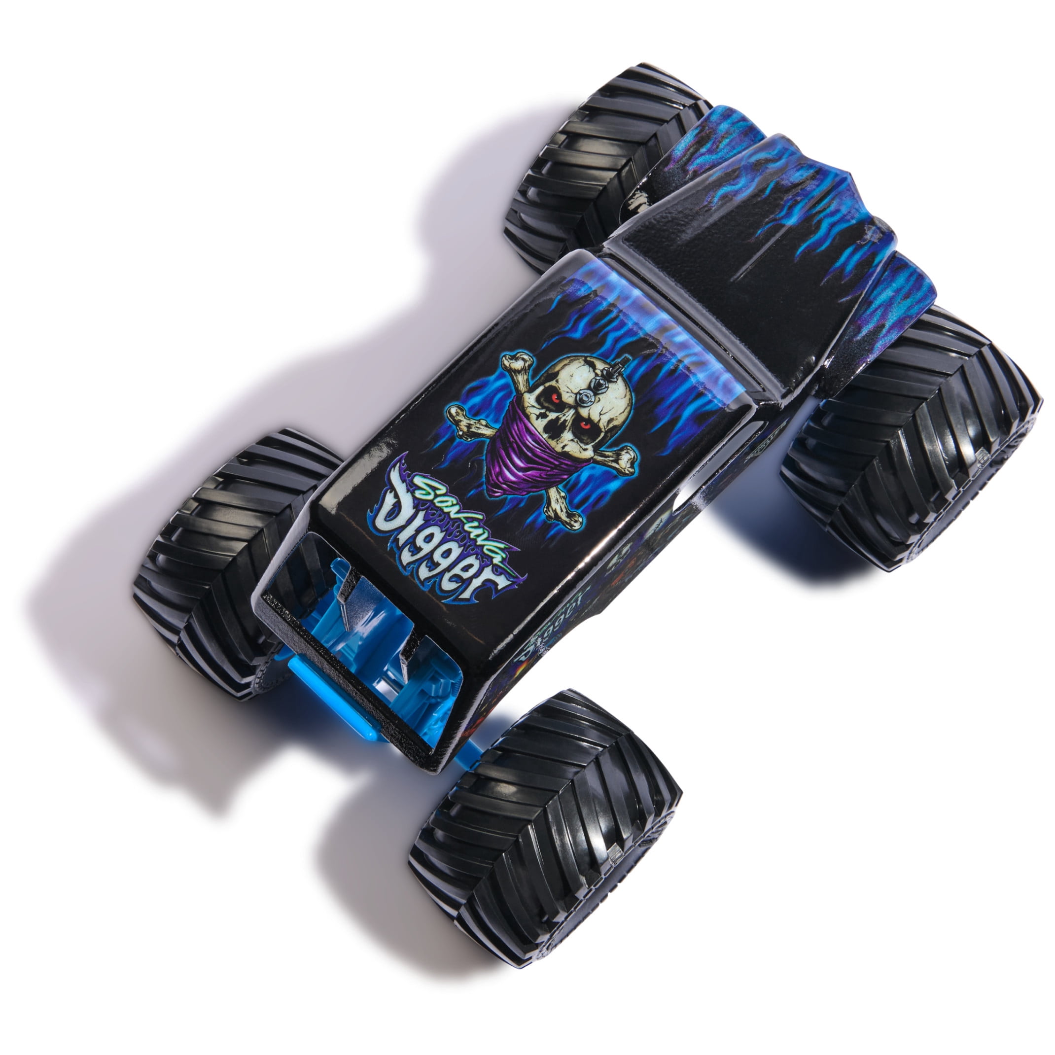 Monster Jam, Official Son-Uva Digger Monster Truck, Collector Die-Cast Vehicle, 1:24 Scale, Kids Toys for Boys and Girls Ages 3 and up