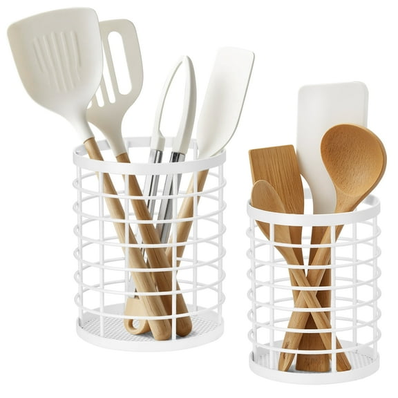 Mimifly Metal Drainer Kitchen Utensil Organizers - 2 Pack