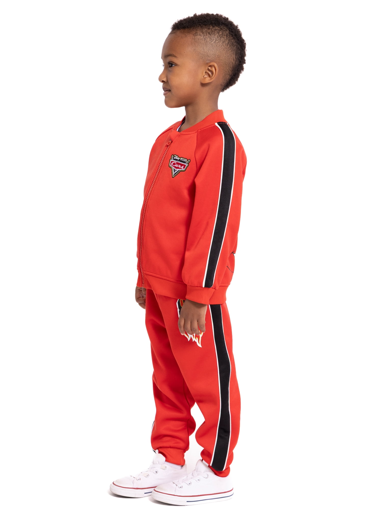 Disney Pixar Cars Toddler Boys Track Jacket and Jogger Pants Set, 2-Piece, Sizes 12M-5T