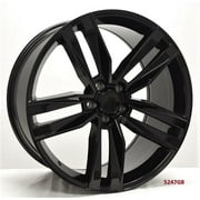 22" WHEELS FOR CHEVY CAMARO LS, LT, SS 2010-15 (staggered 22x8.5/10") 5x120