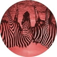thumbnail image 1 of Ahgly Company Machine Washable Indoor Round Transitional Maroon Red Area Rugs, 8' Round, 1 of 7