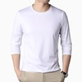thumbnail image 3 of Men Casual Slim Fit Long Sleeve T-Shirt Undershirt Blouse Muscle Top Workout Tee, 3 of 8