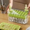 thumbnail image 4 of Taotanxi 3-Pack Silicone Ice Cube Trays with Lids - 84 Large Ice Cubes Mold, Easy Release, Stackable, BPA Free, with Handle for Easy Carrying - Perfect for Whiskey, Cocktails, Baby Food,Green, 4 of 6