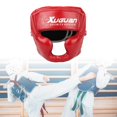 thumbnail image 1 of Colaxi Couvre-Chef de Boxe Ajustable Respirant Protection Frontale et Auriculaire pour Kickboxing Muay Thai m, 1 of 8
