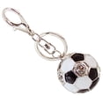 thumbnail image 4 of KAKOWELY Mini llavero de fútbol, llavero decorativo con forma de balón de fútbol, adorable llavero con temática de fútbol., 4 of 5