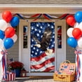 thumbnail image 4 of Linnome Independence Day Door Cover Hanging Cloth Background Cloth for Anniversary Celebration 70.9x35.4 Inch Multicolor#06, 4 of 6