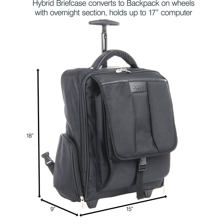 bugatti, BNDBKPW772200, Bond Street Wheeled Hybrid Backpack, 1