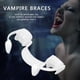 thumbnail image 1 of Colmillos de vampiro de Halloween Accesorios de disfraces de dientes falsos retráctiles de plástico, 1 of 4