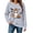 GrayB, variant on Women's Oversized Graphic Letter Print Sweatshirts Crewneck Patriotic Fleece Pullover Tops Winter Sweater Workout/Party Fall Outfits & Winter Clothes