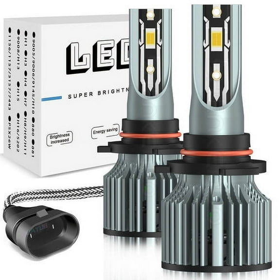 9012 LED Headlight Super Bright Bulbs Kit 6000K White 120W 20000LM HIGH/LOW BEAM