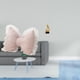thumbnail image 2 of Cojín con lazo bonito,Almohada con forma de lazo,bonito cojín decorativo con lazo,Funda de almohada con lazo suave y cómodo adorno,Escultura abstracta de fuego,Estatua de arte, 2 of 8