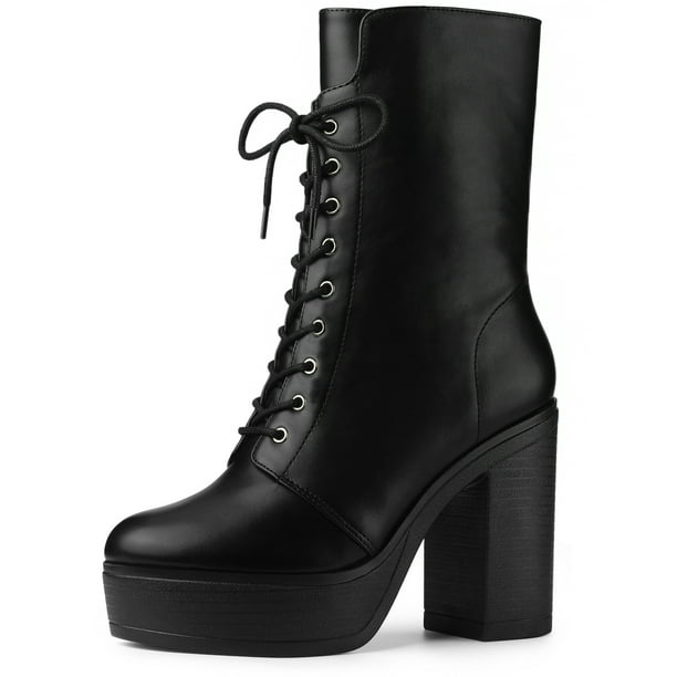 Platform combat hotsell boots for women