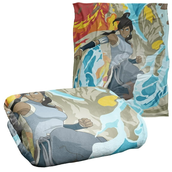 Nickelodeon Brand Blanket, 50"x60" Korra Avatar Silky Touch Super Soft Throw Blanket