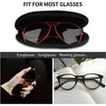 thumbnail image 6 of Travel Sunglasses Case with Clip, Portable Glasses Pouch Zipper Eyeglass Bag, Lightweight Soft Holder for Men Women Kids, Versatile Design, 7.5 x 3.5 x Style27, 6 of 6