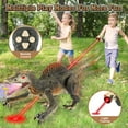 thumbnail image 3 of HopeRock Remote Control Dinosaur Toys for Boys 3-12 Year, Light Chasing Walking RC Spinosaurus Robot with Spraying and Roaring for Kids, Dinosaur Toys Birthday Gifts for Boys and Girl., 3 of 8