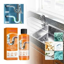 Pipe Unclogging Liquid under $5! CQCYD Pipe Unclogging Liquid 100ml, Drain Cleaner for Kitchen Sink Toilet, Hair Grease Clog Remover, Septic Safe Drain Opener for Bathroom