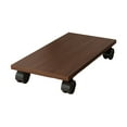 thumbnail image 3 of Soporte para torres de PC, soporte para CPU de madera con 4 ruedas, portátil, extraíble, resistente, funda con soporte para ordenador, soporte rodante Un 20cmx40cm, 3 of 8