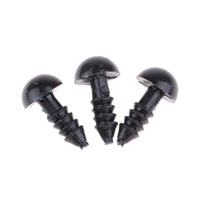 300 Piezas de Tornillos jos de Seguridad de Plástico para de 8 Mm para Accesorios de Fabricación de Bricoje Peluche Yotijar Oso Muñecas Ojos