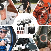 BE-TOOL 16-in-1 Tools Kit for Bicycle Multifunctional Bicycle Tool Repair Set Bike Replacement Accessories with Wrench and Screwdriver Black