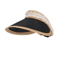 thumbnail image 4 of jiaxiM UPF 50+ Women Sun Visor Hat Wide Brim Lightweight Moisture Wicking Quick Dry Cap for Beach Hiking Travel Outdoor, 4 of 5