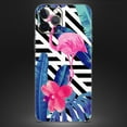 thumbnail image 4 of DesignSkinz Vivid Tropical Chevron Floral v2 Full-Body Skin Decal Wrap Cover for iPhone 13, 4 of 9
