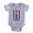 Heather Grey, variant on CafePress - Costa Rica_S - Cute Infant Baby Football Bodysuit