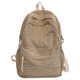 thumbnail image 1 of Mochila escolar informal multifunción para estudiantes gran capacidad con correa ajustable mezclilla color sólido, 1 of 9