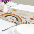 thumbnail image 4 of Yayeee Table Runner 70 inches Long Home Kitchen Dinning Party Decoration, Cute Rainbow, 4 of 7
