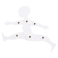 thumbnail image 3 of Figura de maniquí para dibujo, figura de acción pequeña y articulada, flexible, ideal para artistas y decoración del hogar., 3 of 9