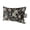 Black, Antique Gold, Sage, Deep Charcoal, variant on Damask Florals Outdoor Pillows for Chaise Lounge Chair Beach Headrest Pillow Set of 2 Waterproof Lumbar Pillows with Insert&Strap Vintage Flowers Daisy Leaves Rustic Black Pool Pillow 12"x20"