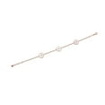 thumbnail image 2 of Mother of Pearl Triple Flower Bracelet in 925 Sterling Silver with Rose Gold Plating Adjustable Lobster Claw by Lavari Jewelers, 2 of 3
