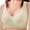 Gold Bra for Women, variant on Seamless Bras for Women Plus Size Bra for Large Breasts Wireless Push Up Bralette Wide Straps Full Coverage Everyday Bra Jelly Bralettes Gold L