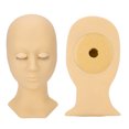 thumbnail image 4 of Cabeza De Maniquí, Práctica De Maquillaje Elástico De Alta Simulación Con Ojos De Molde De Cabeza Desmontable, Pestañas Postizas, Usos Para Maquillaje Para, 4 of 7