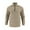 Khaki, variant on BLCHUNen Long Sleeve Tops for Men 1/4 Zip Stand Collar Pullover Casual Outdoor Fashion Fall Sweatshirts with Pocket