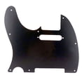 thumbnail image 1 of 2x Black/Silver 8 Hole Tele Guitar Pickguard Metal Pick Guard for Standard Pickguard Replacement, 1 of 5